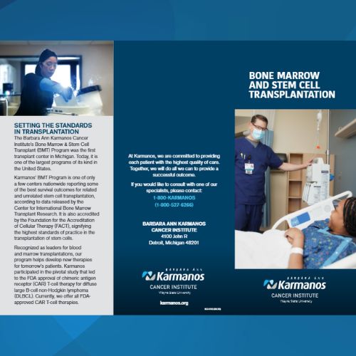 Karmanos Bone Marrow and Stem Cell Transplant Program Brochure